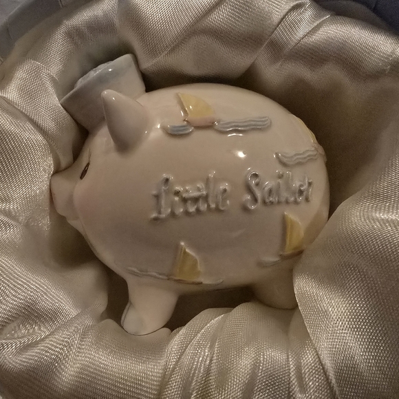 Little Sailor Piggy Bank - Picture 1 of 6